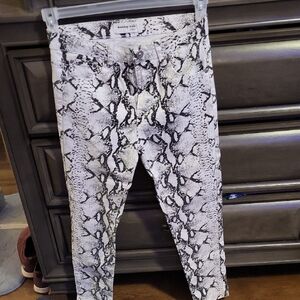 Snakeskin Print Pants